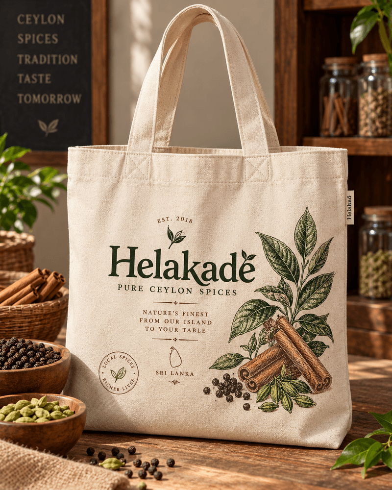 Canvas Tote Bag Helakade