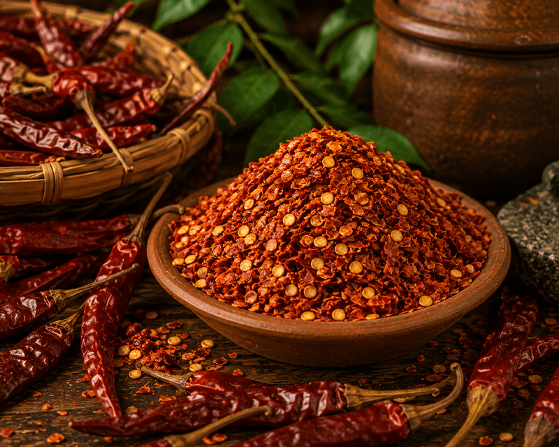 Organic Chili Flakes Sri Lankan
